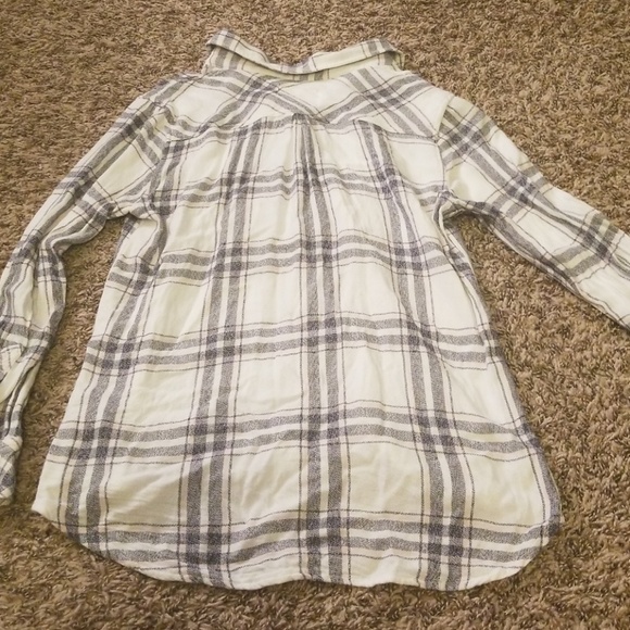 Rails pink white and black plaid button down - Picture 3 of 4